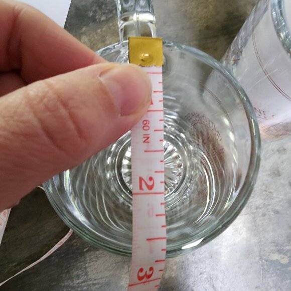 AIR FORCE ONE PRESIDENT OF THE USA EMBOSSED GLASS BEER MUG STEIN 6” (2 SET) RARE - Picture 8 of 10